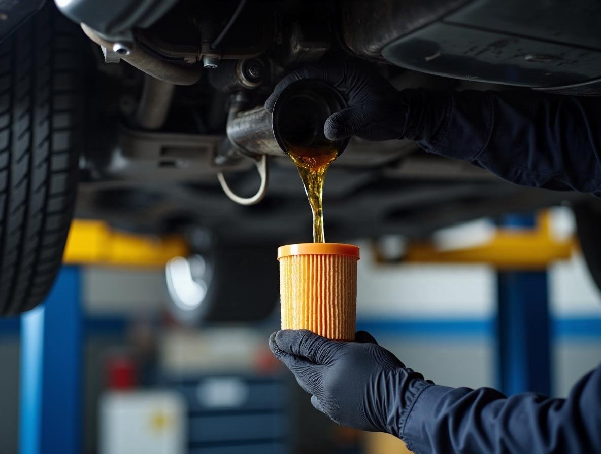 Výmena motorového oleja a filtra